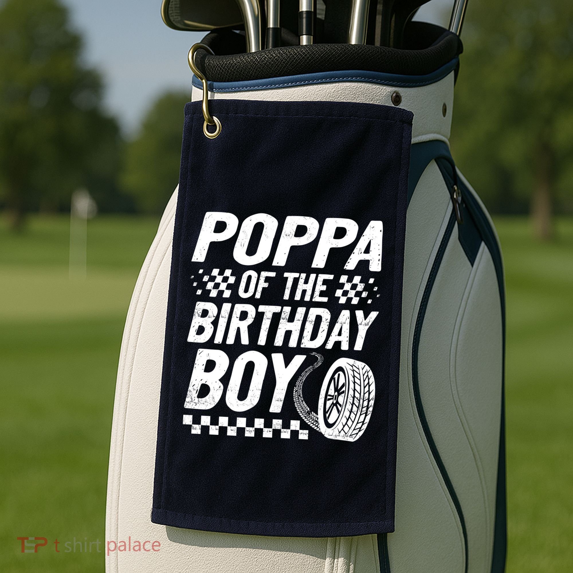Racing Family Pit Crew Golf Towel