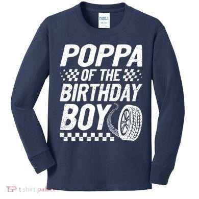 Racing Family Pit Crew Kids Long Sleeve Shirt