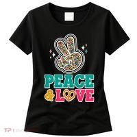 Retro Flower Power Peace And Love Women's T-Shirt thumb 0