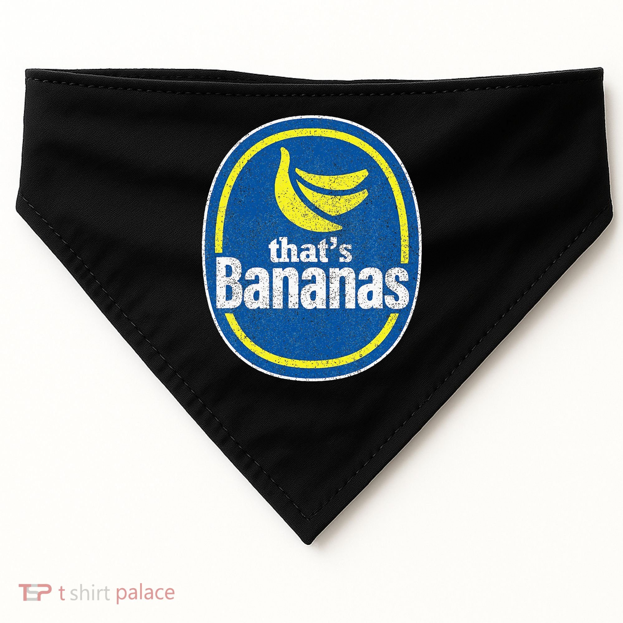 Retro Funny Pretend ThatS Bananas Halloween USA-Made Doggie Bandana