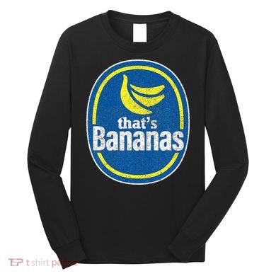 Retro Funny Pretend ThatS Bananas Halloween Long Sleeve Shirt