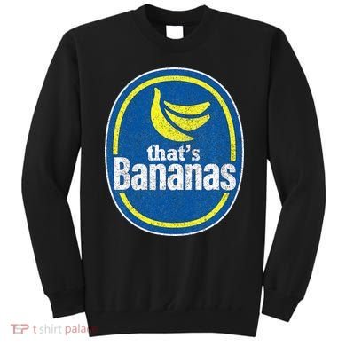Retro Funny Pretend ThatS Bananas Halloween Sweatshirt
