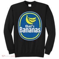 Retro Funny Pretend ThatS Bananas Halloween Sweatshirt thumb 0
