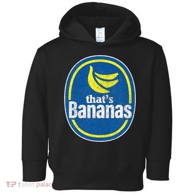 Retro Funny Pretend ThatS Bananas Halloween Toddler Hoodie