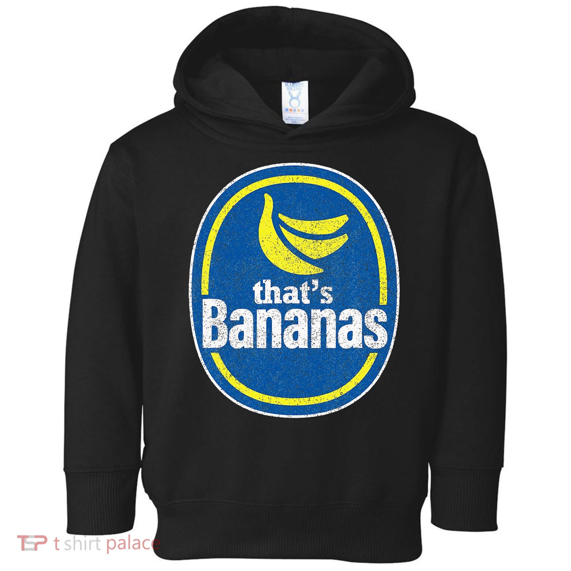 Retro Funny Pretend ThatS Bananas Halloween Toddler Hoodie