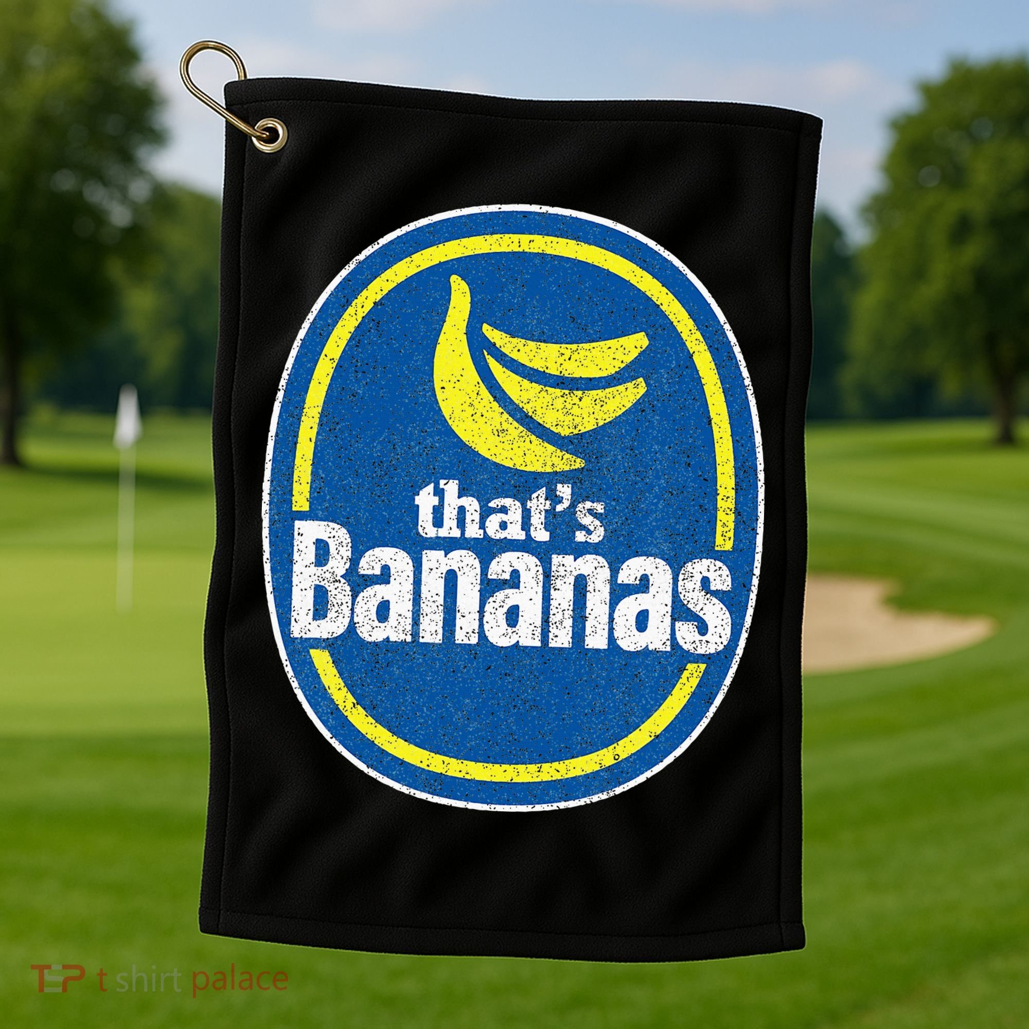 Retro Funny Pretend ThatS Bananas Halloween Golf Towel