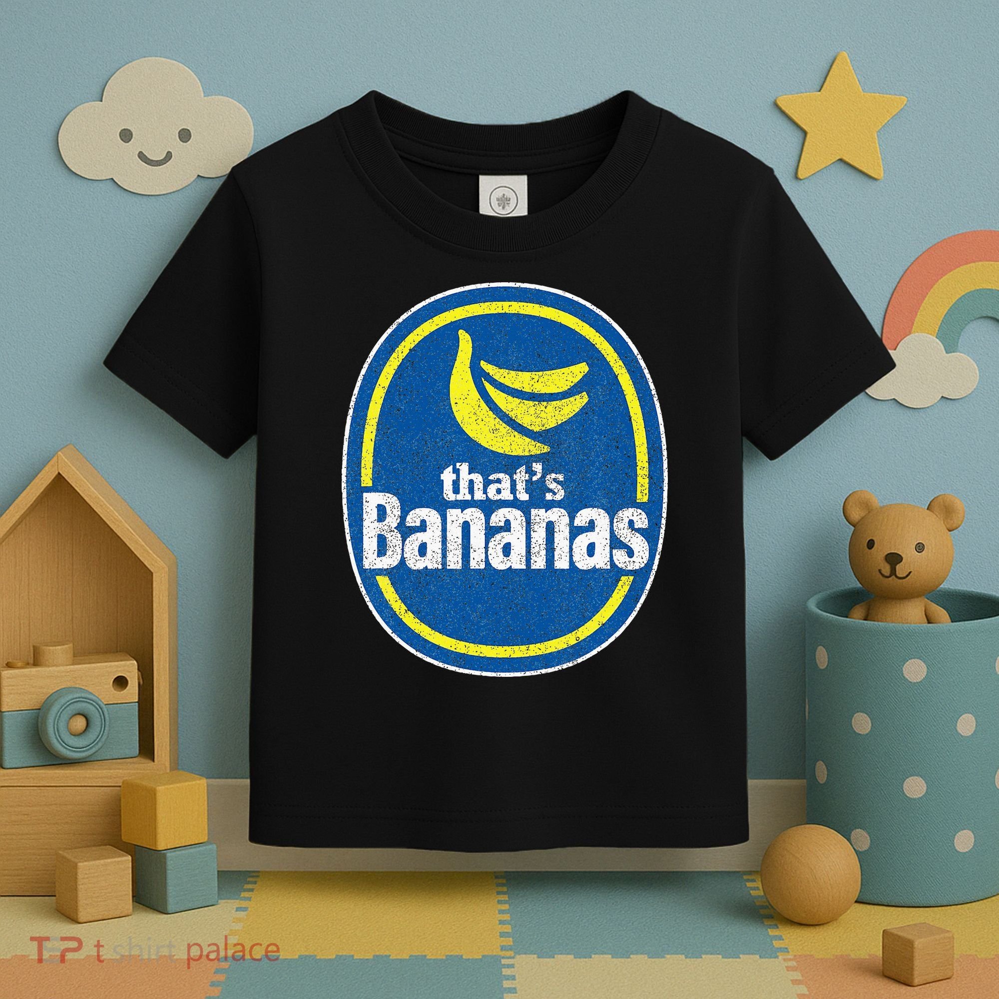 Retro Funny Pretend ThatS Bananas Halloween Toddler T-Shirt
