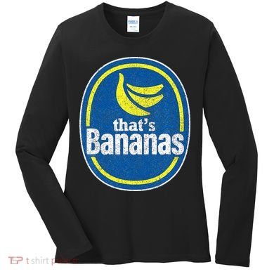 Retro Funny Pretend ThatS Bananas Halloween Women's Long Sleeve Shirt