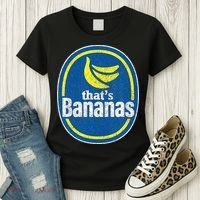 Retro Funny Pretend ThatS Bananas Halloween Women's T-Shirt thumb 3