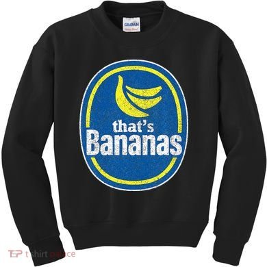 Retro Funny Pretend ThatS Bananas Halloween Kids Sweatshirt