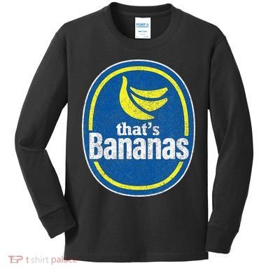 Retro Funny Pretend ThatS Bananas Halloween Kids Long Sleeve Shirt