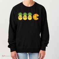 Retro Funny Pineapple Pizza Video Game Women's Sweatshirt thumb 0
