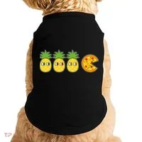 Retro Funny Pineapple Pizza Video Game Doggie Tank thumb 0