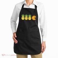 Retro Funny Pineapple Pizza Video Game Apron thumb 2