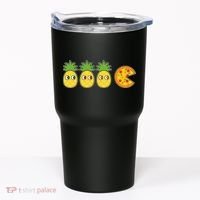 Retro Funny Pineapple Pizza Video Game Tumbler thumb 0
