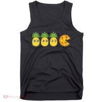 Retro Funny Pineapple Pizza Video Game Tank Top thumb 0