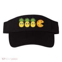 Retro Funny Pineapple Pizza Video Game Visor thumb 0