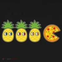 Retro Funny Pineapple Pizza Video Game Women's T-Shirt thumb 6