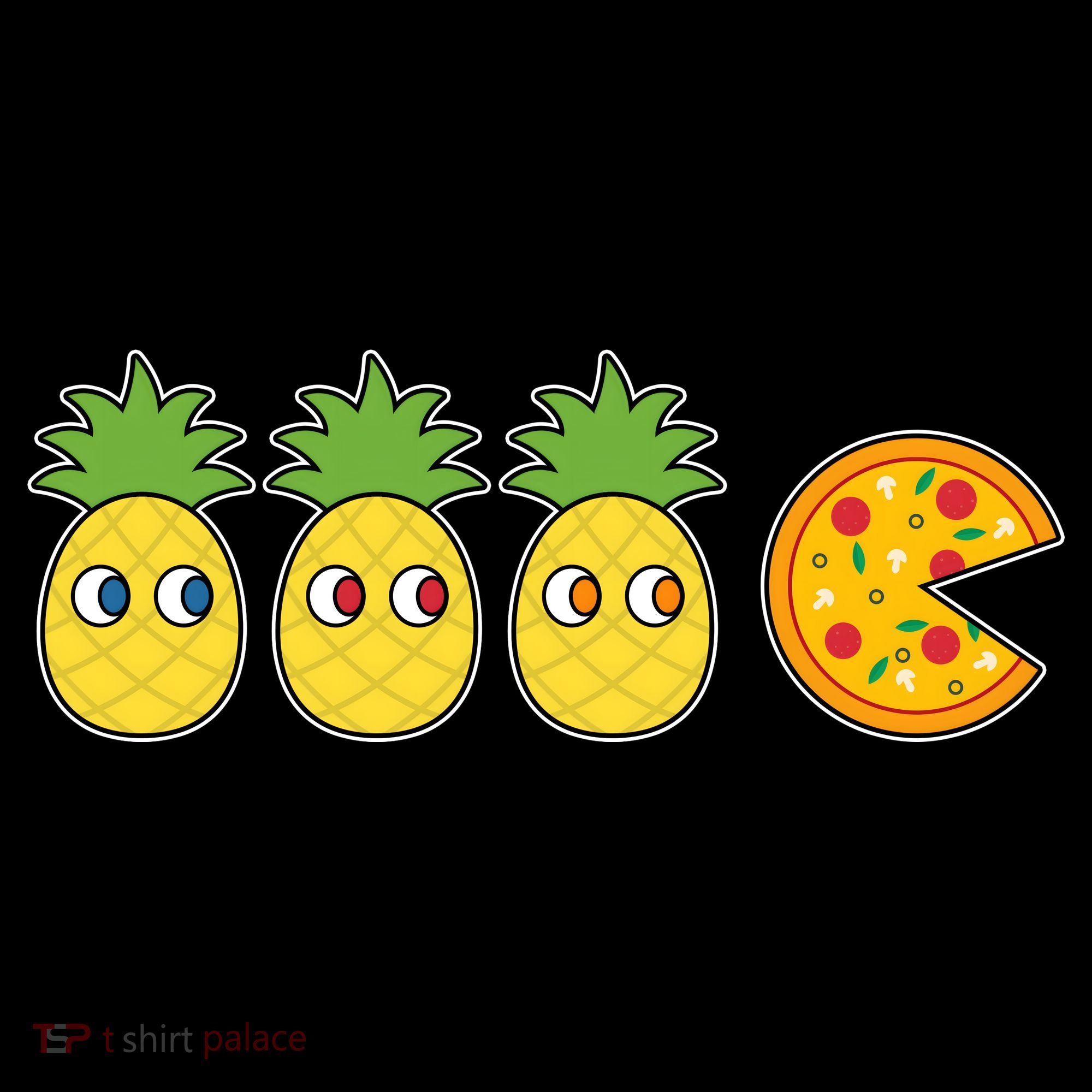 Retro Funny Pineapple Pizza Video Game Tote Bag
