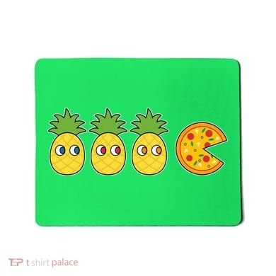 Retro Funny Pineapple Pizza Video Game Mousepad