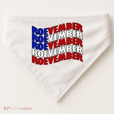 Roevember Feminist Pro Choice November USA-Made Doggie Bandana