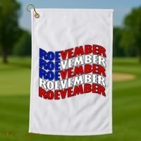 Roevember Feminist Pro Choice November Golf Towel thumb 1