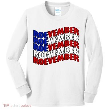 Roevember Feminist Pro Choice November Kids Long Sleeve Shirt