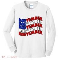 Roevember Feminist Pro Choice November Kids Long Sleeve Shirt thumb 0