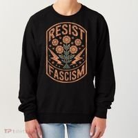 Resist Fascism Protest Trump Anti Trump Women's Sweatshirt thumb 0