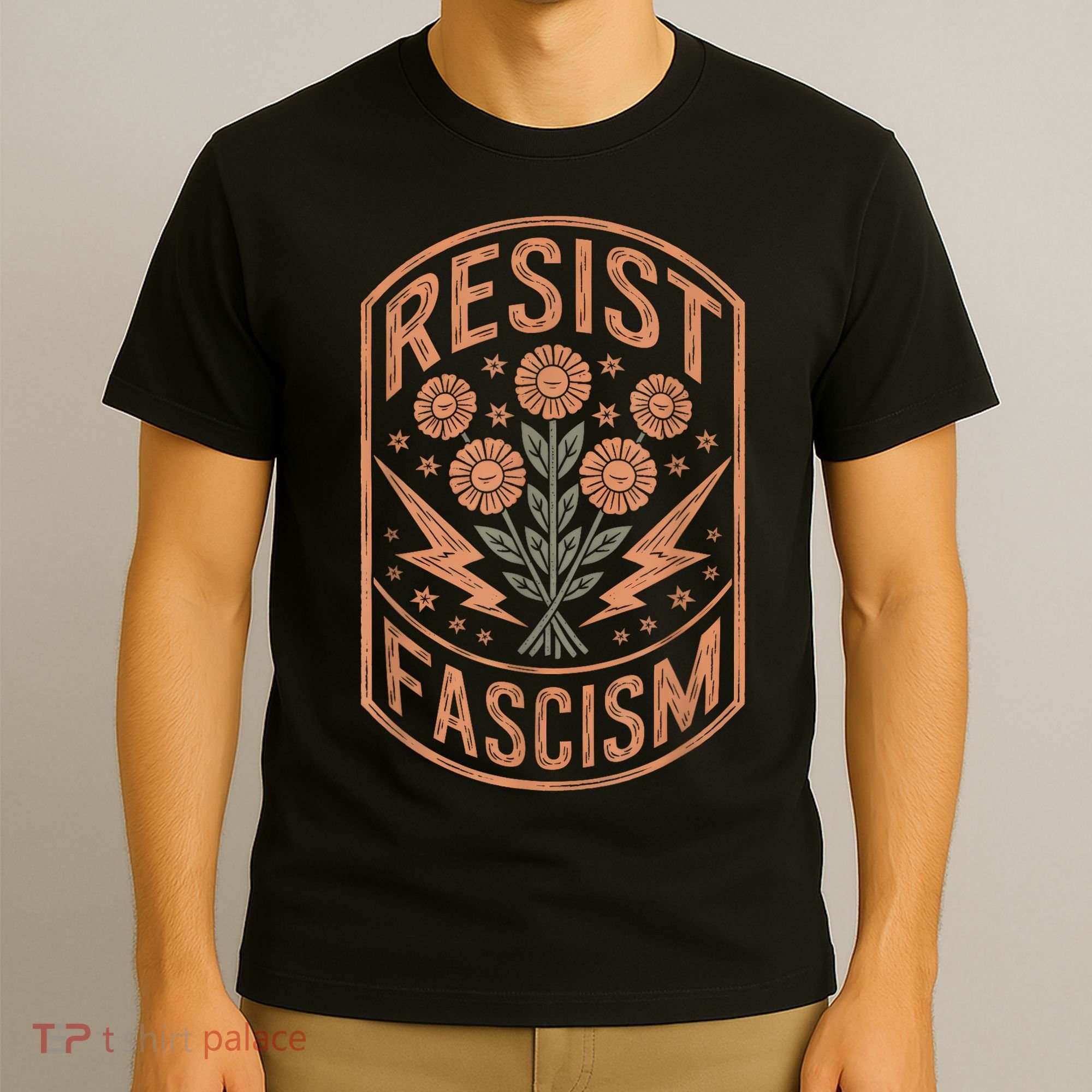 Resist Fascism Protest Trump Anti Trump T-Shirt