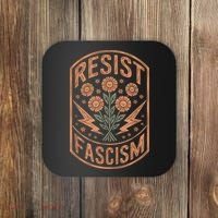 Resist Fascism Protest Trump Anti Trump Coaster thumb 0