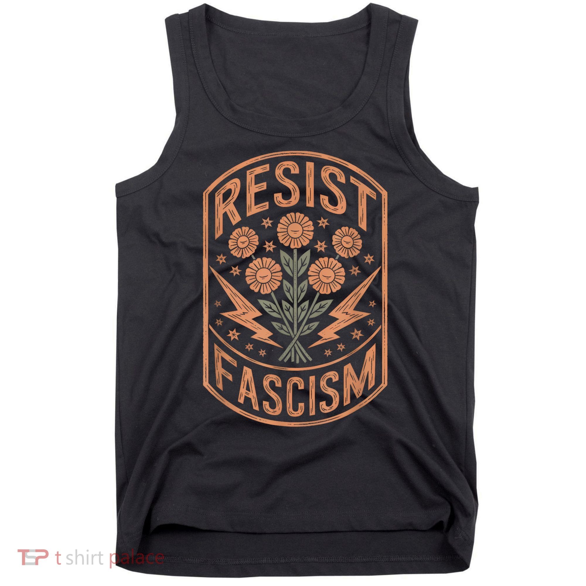 Resist Fascism Protest Trump Anti Trump Tank Top