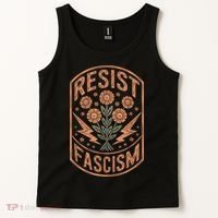 Resist Fascism Protest Trump Anti Trump Tank Top thumb 2