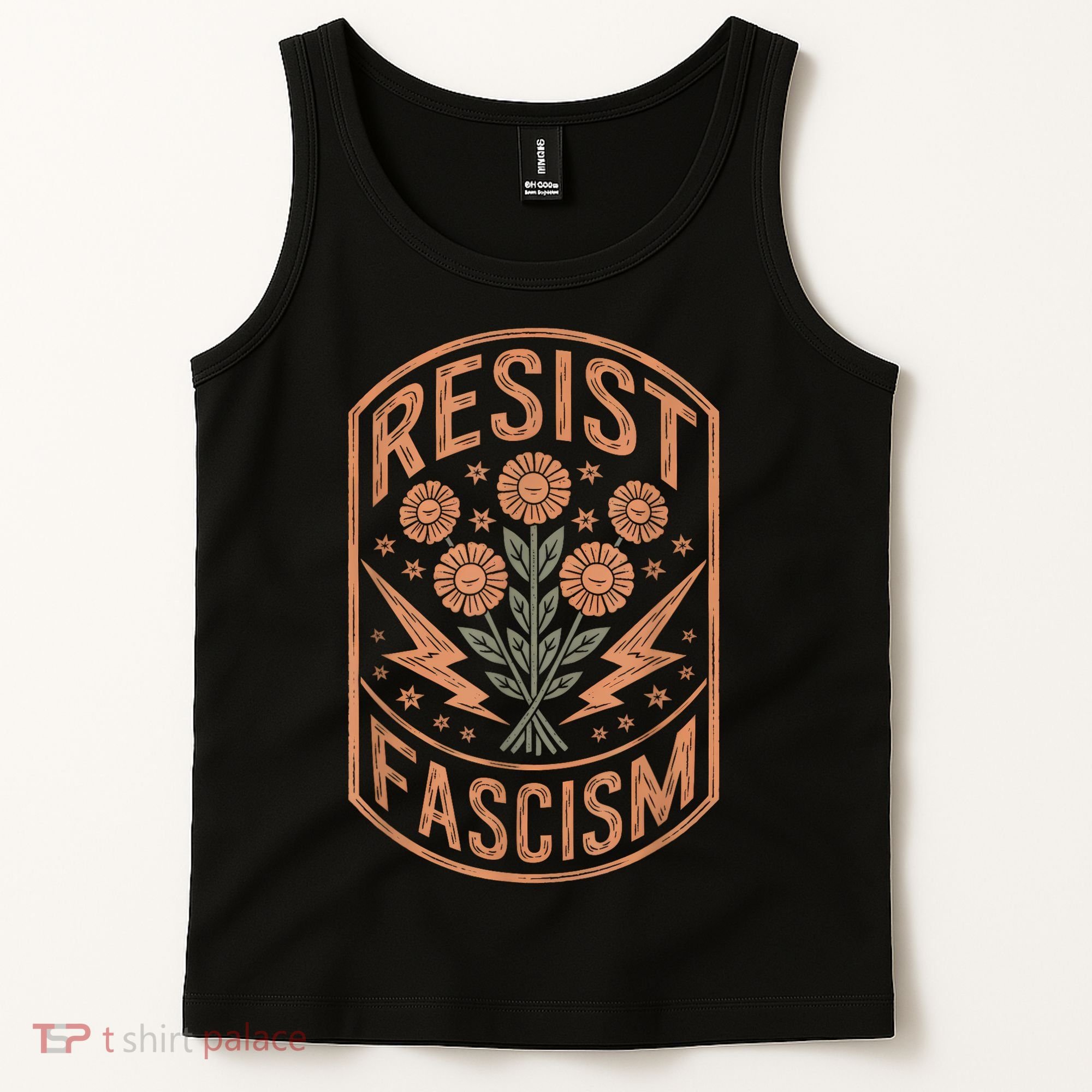 Resist Fascism Protest Trump Anti Trump Tank Top