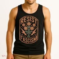 Resist Fascism Protest Trump Anti Trump Tank Top thumb 3