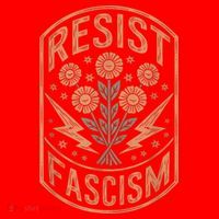 Resist Fascism Protest Trump Anti Trump Santa Hat thumb 1