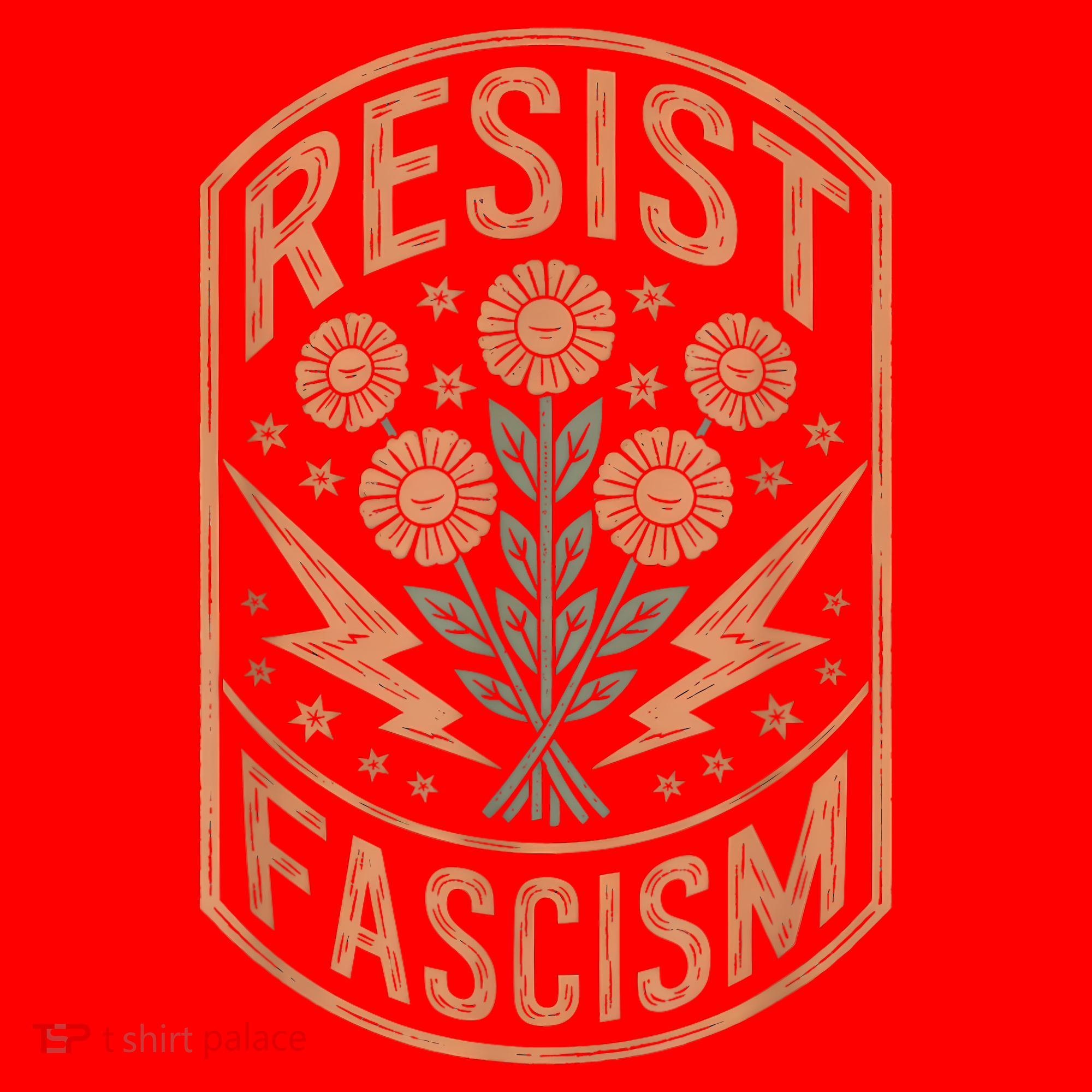 Resist Fascism Protest Trump Anti Trump Santa Hat