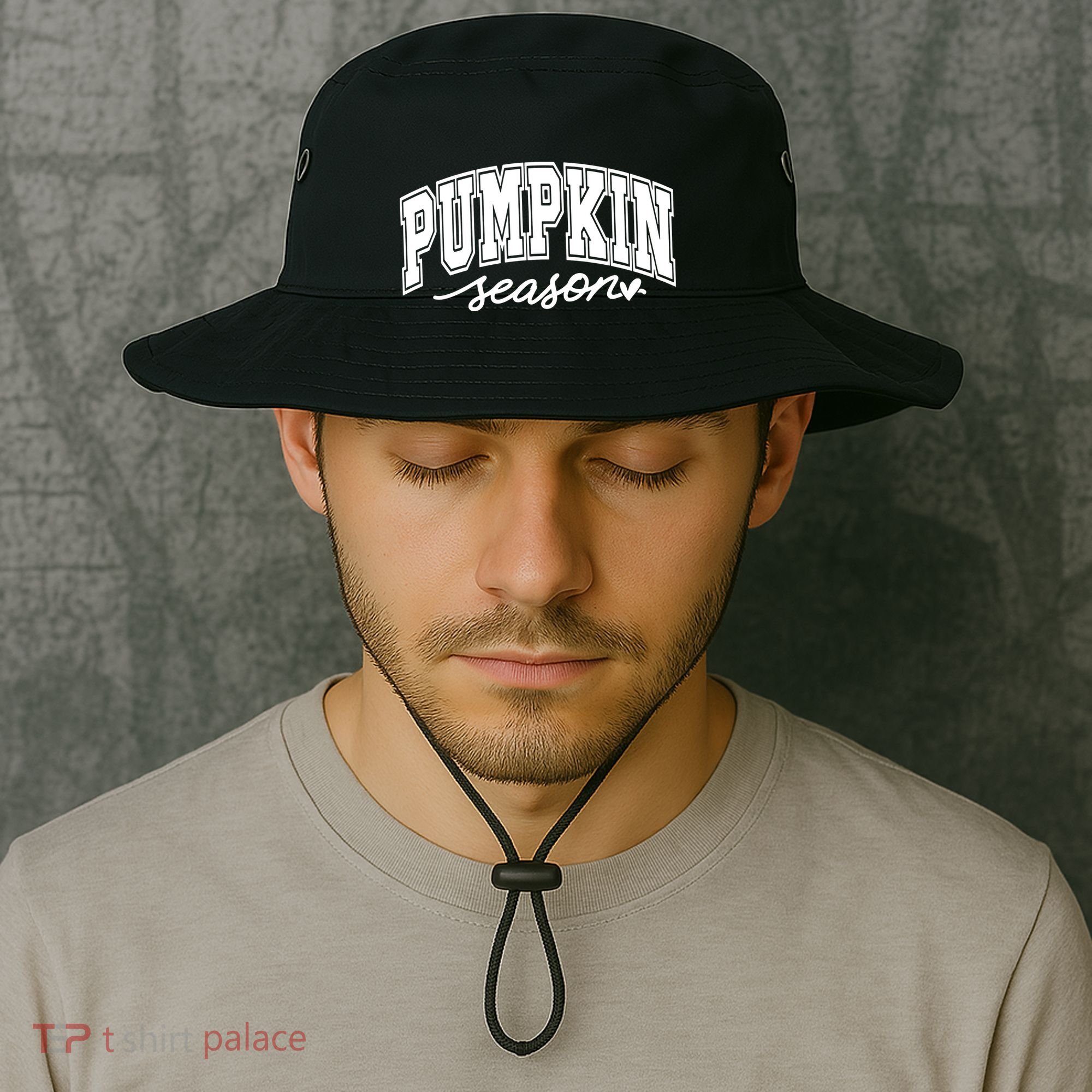 Retro Fall Pumpkin Season Bucket Hat