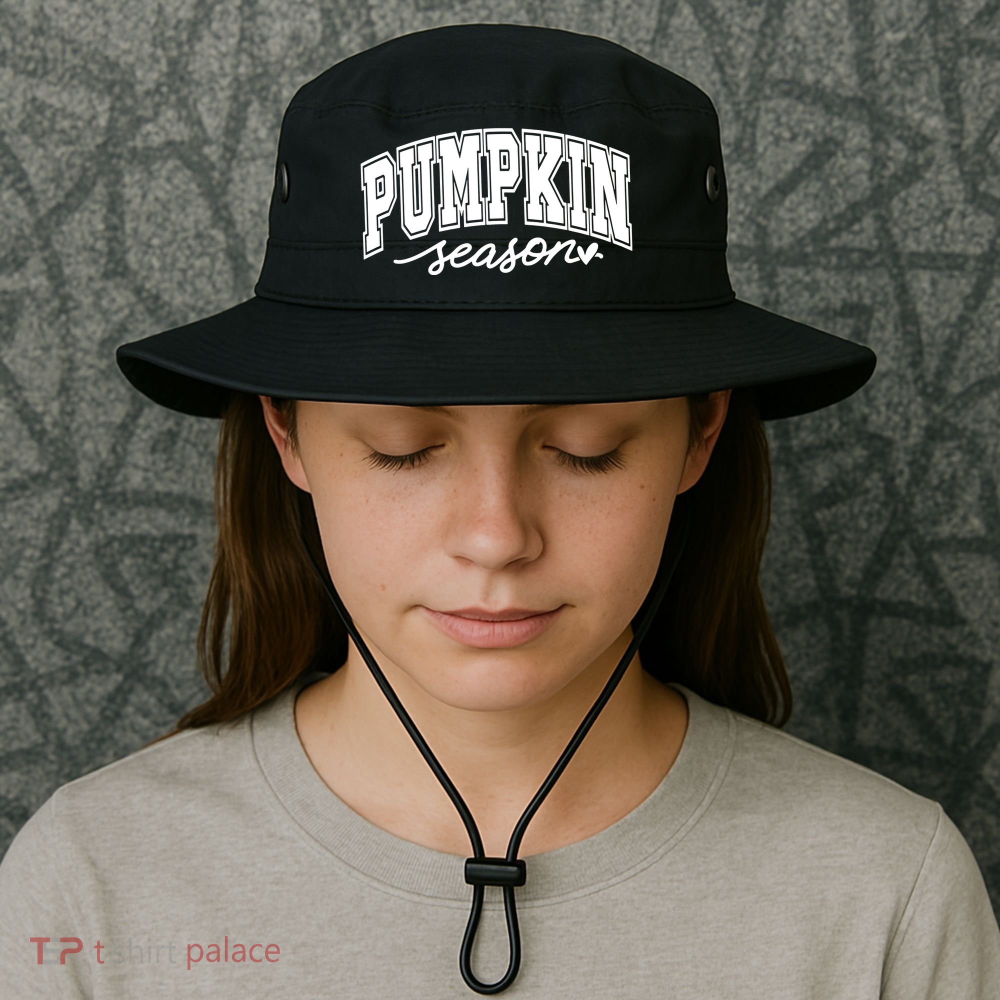 Retro Fall Pumpkin Season Bucket Hat