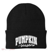 Retro Fall Pumpkin Season Beanie thumb 0