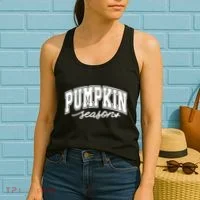 Retro Fall Pumpkin Season Women's Tank Top thumb 2