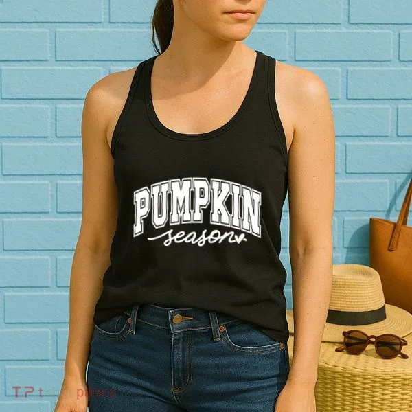 Retro Fall Pumpkin Season Women's Tank Top