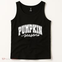 Retro Fall Pumpkin Season Tank Top thumb 2