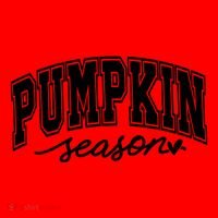 Retro Fall Pumpkin Season Santa Hat thumb 1