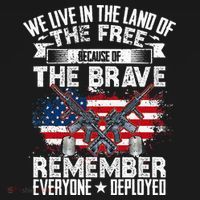 Red Friday Remember Everyone Deployed USA Flag Military Backpack thumb 2