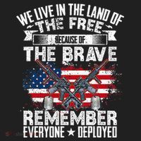 Red Friday Remember Everyone Deployed USA Flag Military Beanie thumb 2