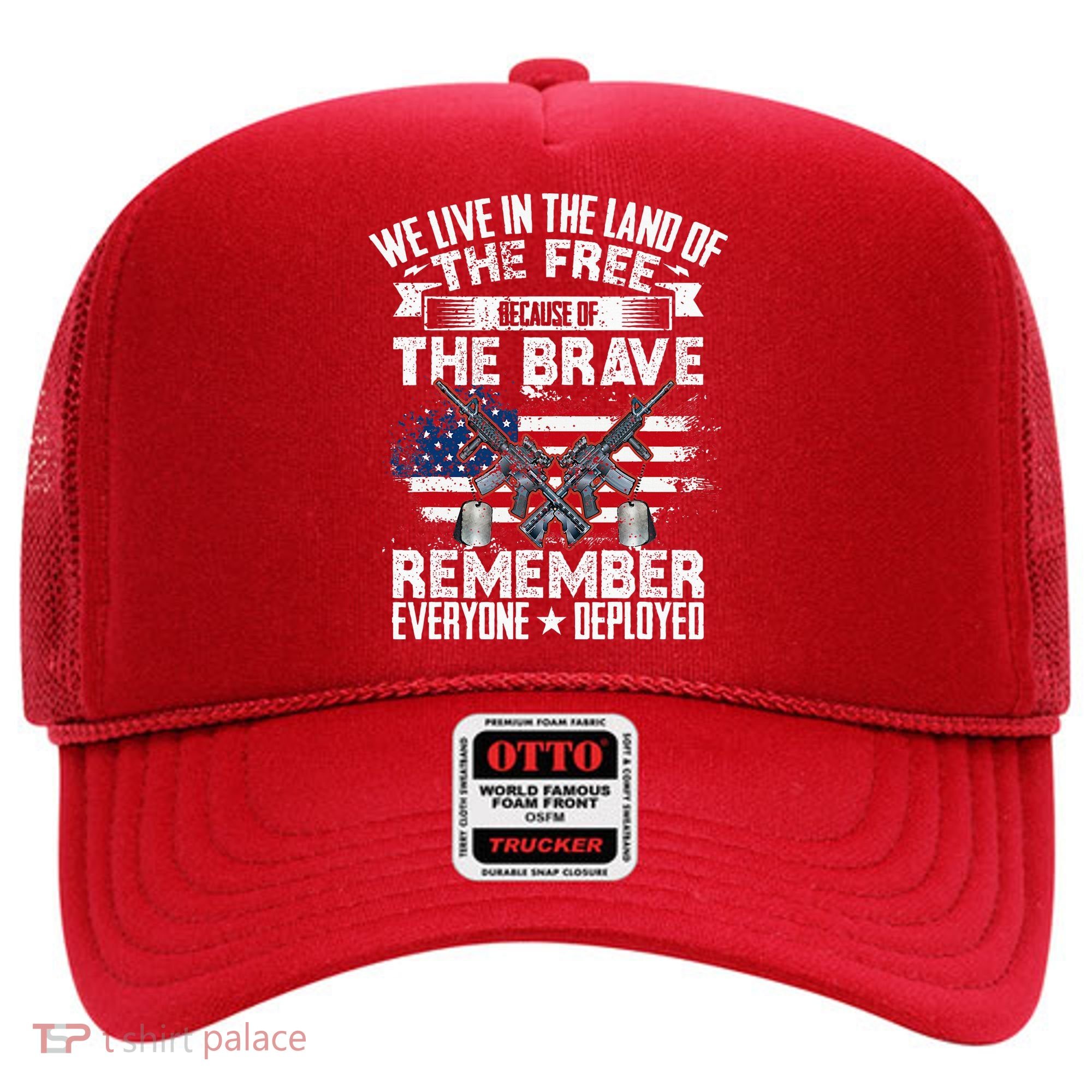 Red Friday Remember Everyone Deployed USA Flag Military Hat
