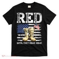 RED Friday Remember Everyone Deployed Every Friday Veterans T-Shirt thumb 0