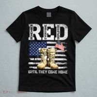RED Friday Remember Everyone Deployed Every Friday Veterans T-Shirt thumb 5