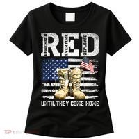 RED Friday Remember Everyone Deployed Every Friday Veterans Women's T-Shirt thumb 0